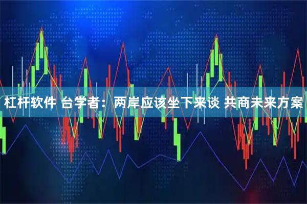 杠杆软件 台学者:两岸应该坐下来谈 共商未来方案